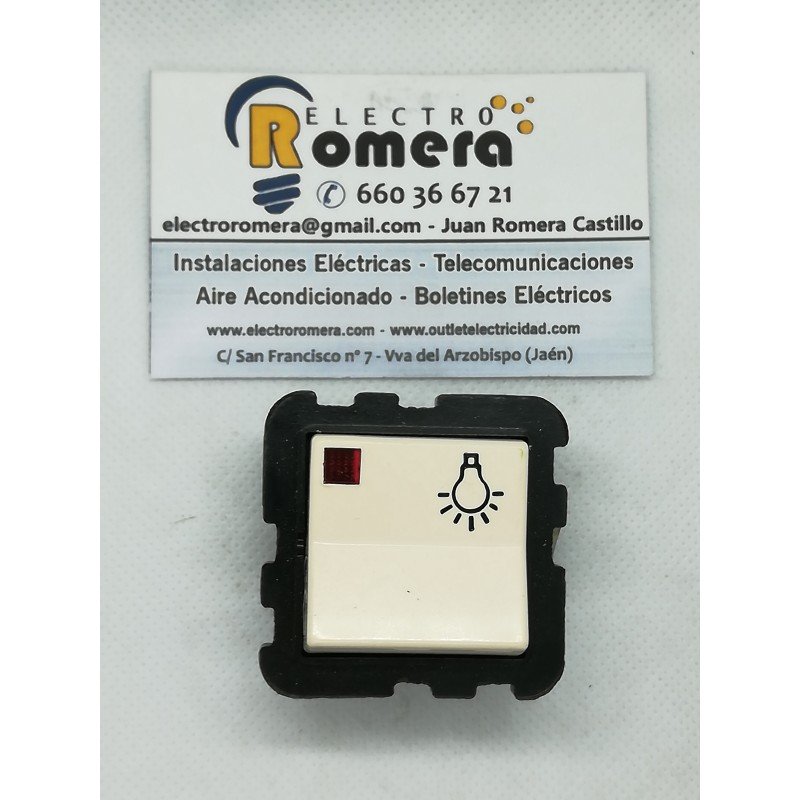 INTERRUPTOR CON LUMINOSO EN C/A PLASTIMETAL