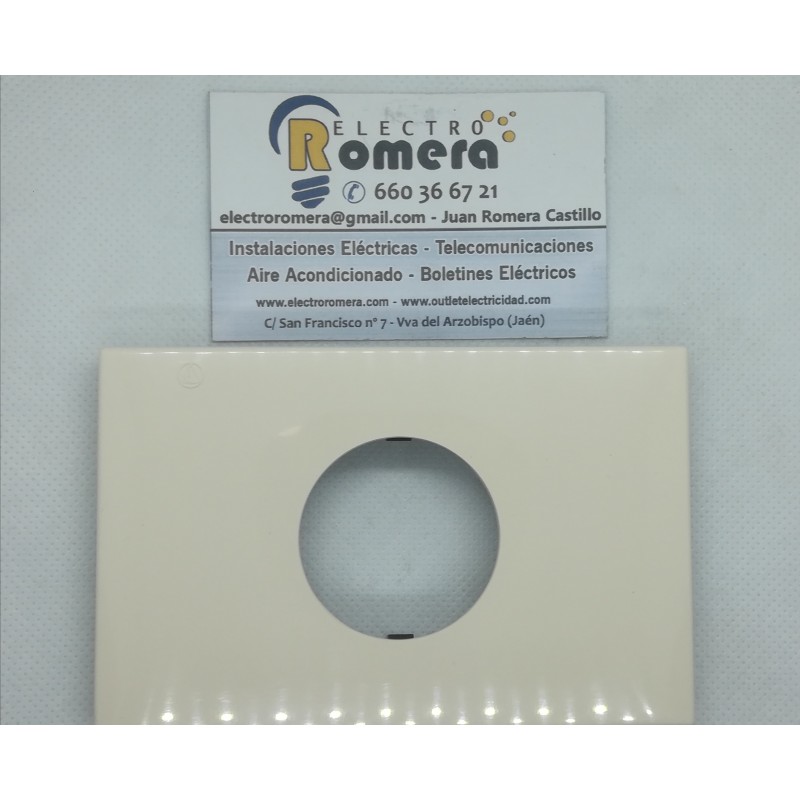 PLACA RECTANGULAR PARA 1 ELEMENTO