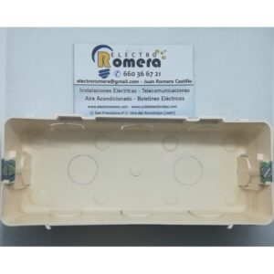 CAJA DE EMPOTAR PLATIMETAL 3 ELEMENTOS