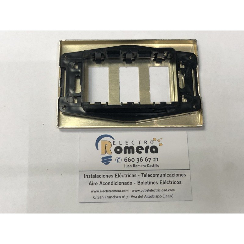 PLACA EMBECELLEDORA 3 ELEMENTOS CHAMPAN PLASTIMETAL 113-3