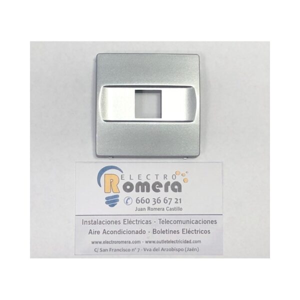 TOMA TAPA TELEFONO EUNEA SM-180 PLATA/ ALUMINIO. 70993.29