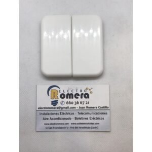 DOBLE TECLA BLANCA 10709-B  BJC IBIZA