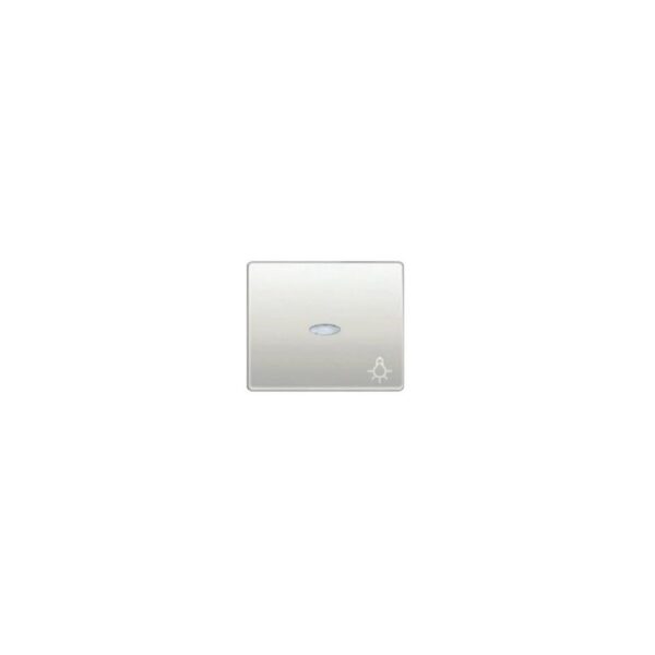 TECLA PULSADOR LUZ CON LUMINOSO BLANCO SATIN BJC Mega 22717-BSL 1 TECLA PULSADOR LUZ CON LUMINOSO BLANCO SATIN BJC Mega 22717-BSL