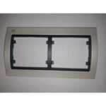 Marco 2 elemento BLANCO PERLA COSSO HORIZONTAL BJC Mega 22002-BPC