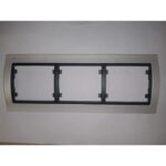 Marco 3 elemento BLANCO PERLA COSSO HORIZONTAL BJC Mega 22003-BPC