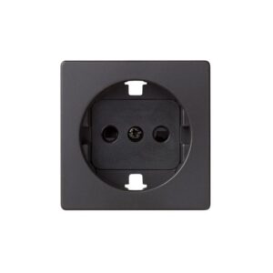 Tapa base enchufe schuko Simon 82041-38 GRAFITO