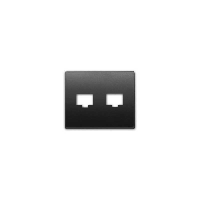 Tapa toma doble RJ11 RJ45 Rj12 BJC Mega 22783-ac