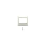 PLACA DE 4 ELEMENTOS VERTICAL 21104-A SIN EMBELLECEDOR BEIGE