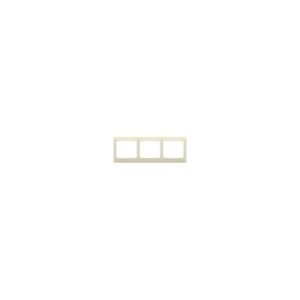 PLACA 3 ELEM.HORIZ.S.CORAL BG SIN EMBELLECEDOR 21003-A BEIGE