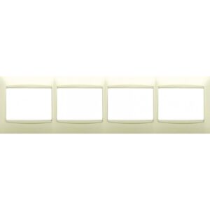 PLACA DE 4 ELEMENTOS HORIZONTAL 21004-A SIN PIEZA INTERMEDIA