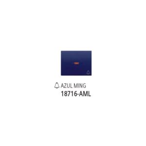 Tecla pulsador campana luminoso AZUL MING BJC IRIS 18716-AML