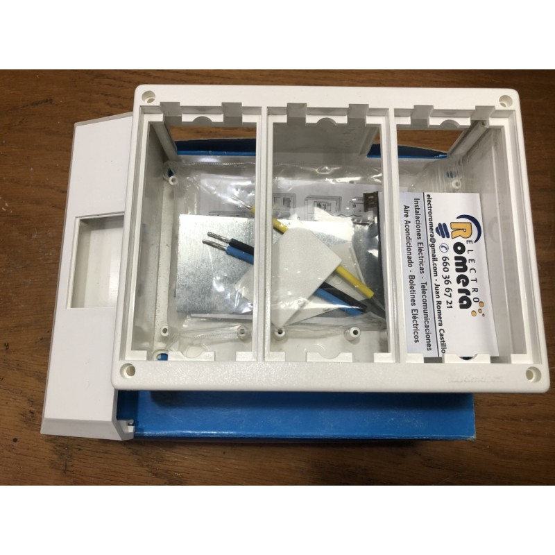 PLACA DE 1 CON GARRAS PARA MODULO ESTRECHO TEIDE