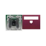 TOMA TELEFONO 4/6 CONTACTOS ROJO RUBI BJC IRIS 18082-RR