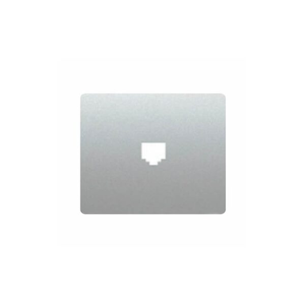 Tapa toma TELF o RJ45 ALUMINIO MERCURIO BJC IRIS 19782-MA 1 Tapa toma TELF o RJ45 ALUMINIO MERCURIO BJC IRIS 19782-MA