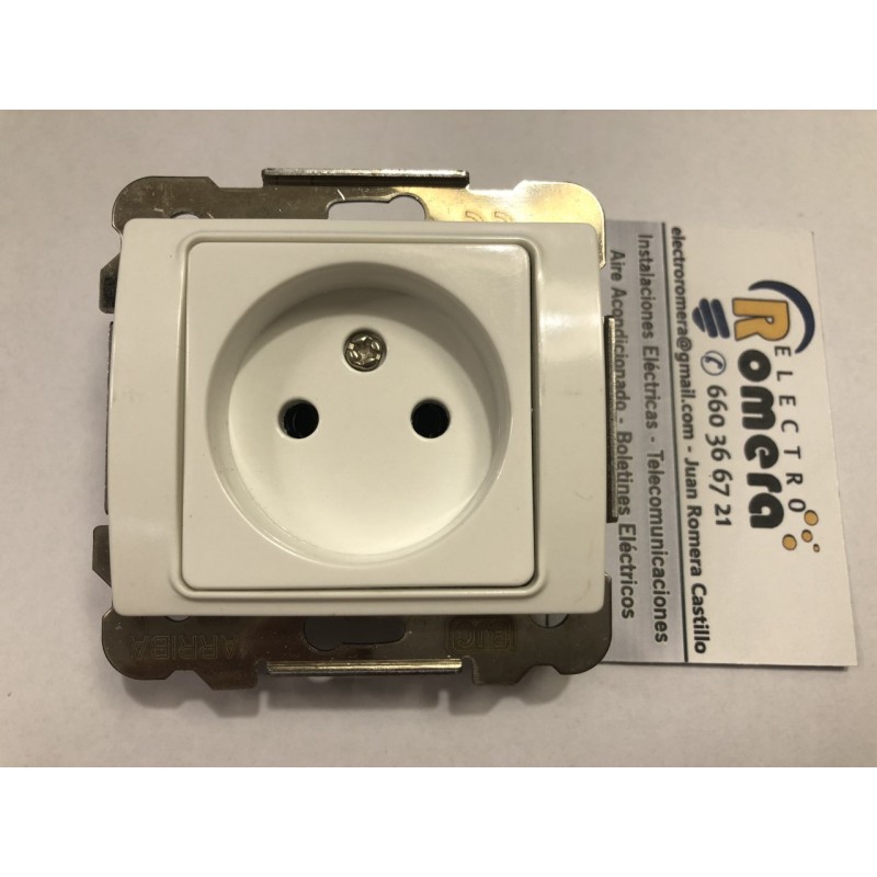 TAPA BASE ENCHUFE BIPOLAR