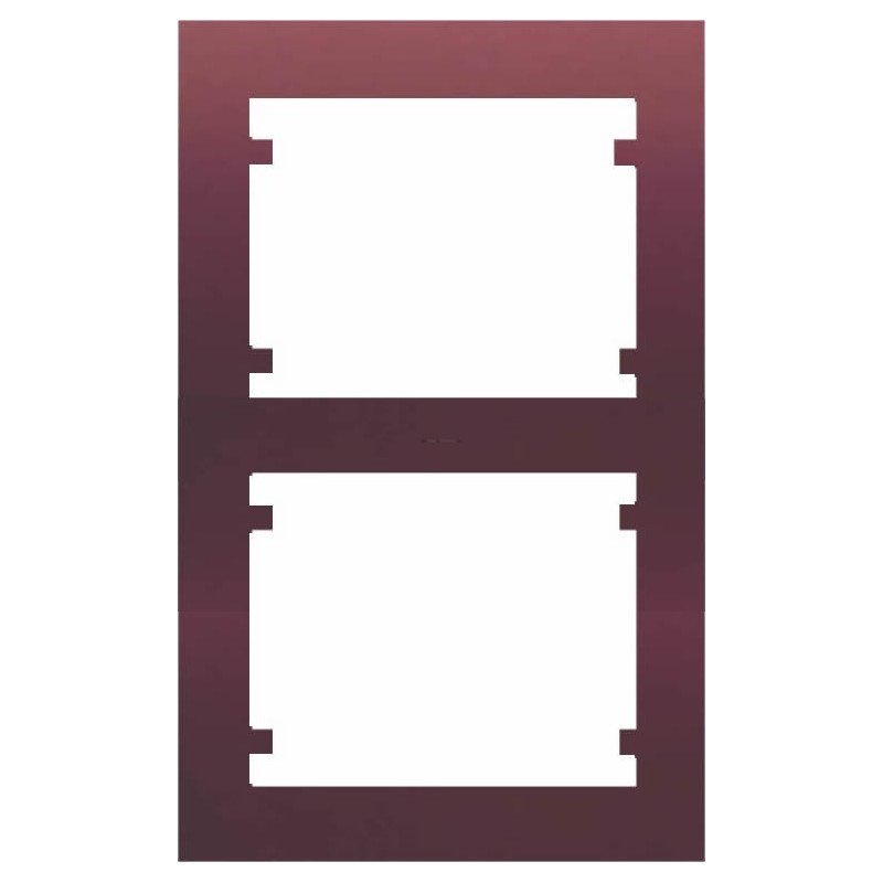 Marco de 2 elementos vertical ROJO RUBÍ BJC IRIS 18102-RR