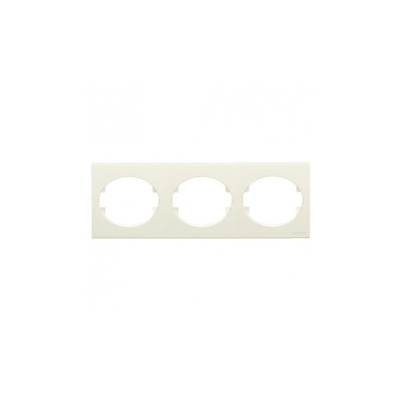 Marco 3 Elementos Horizontal Blanco Niessen Tacto 5573.1 Bl