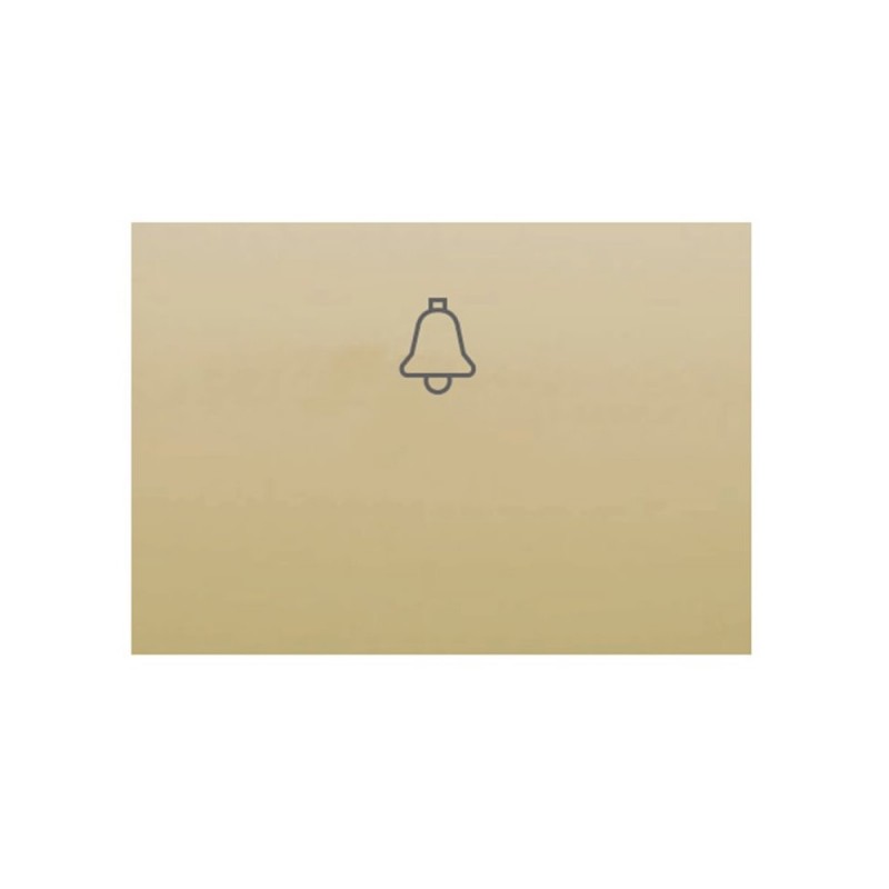 TECLA PULSADOR TIMBRE DORADO PERLADO BJC CORAL 21716-DP