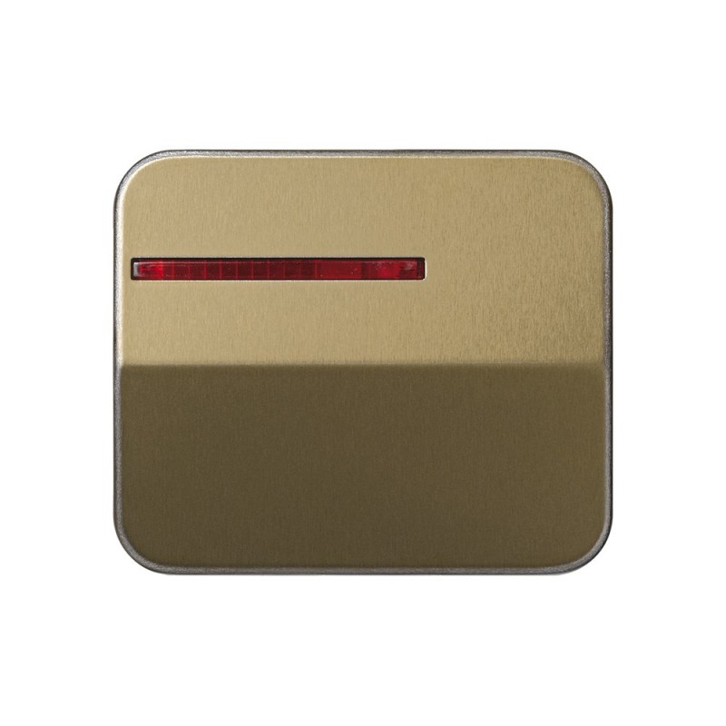 SIMON 75012-36 TECLA CON VISOR LUMINOSO ROJO BRONCE SIMON 75