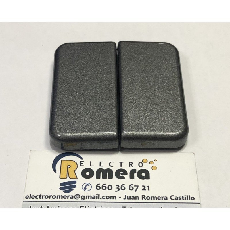 TECLA MECANISMO DOBLE GRAFITO IBIZA MAR 10709-GF