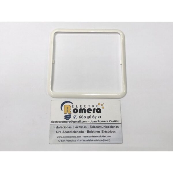 EMBELLECEDOR PLACA 1 ELEMENTO BLANCO BJC SOL TEIDE 16100-B