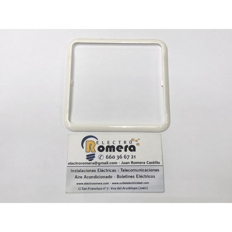 EMBELLECEDOR PLACA 1 ELEMENTO BLANCO BJC SOL TEIDE 16100-B