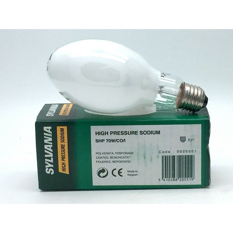 SYLVANIA SHP 70W/CO/I Lamp 70W HPS High Pressure Sodium E27