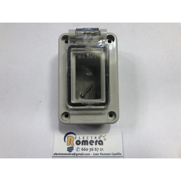 TAPA TRANSPARENTE ARTICULADA PARA CAJA 1 ELEMENTO METROPOLI BJC MARINER