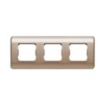 PLACA 3 ELEMENTOS ANCHOS CON BASTIDOR DORADO BJC SOL TEIDE 16003-DR RECUPERADO