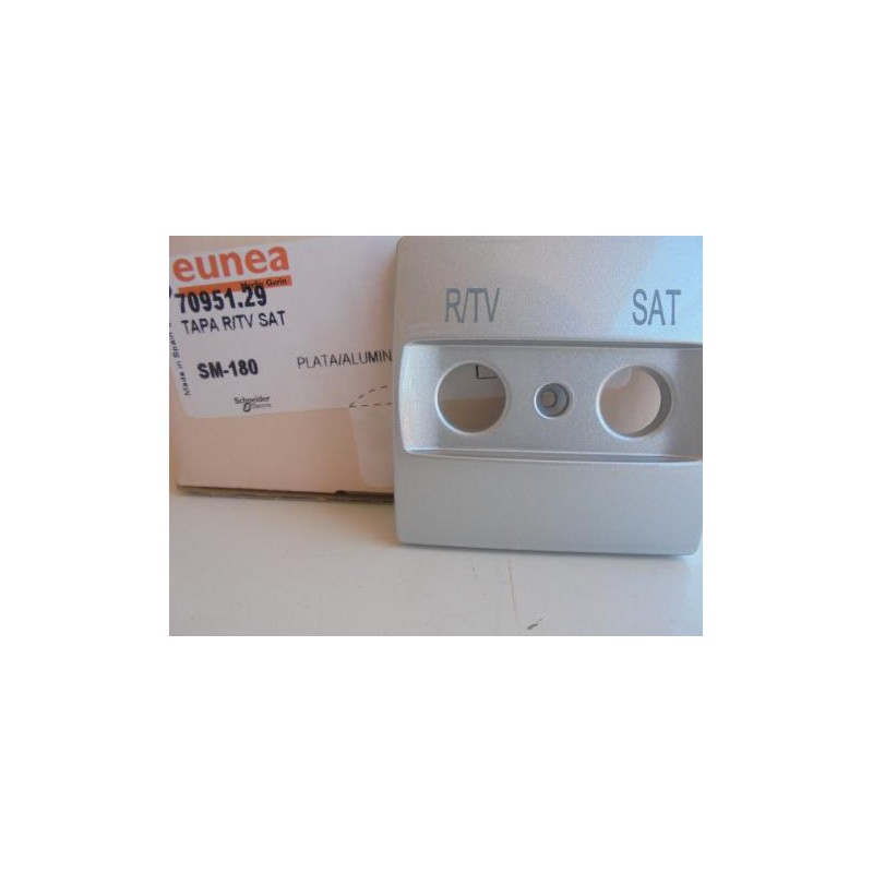 TAPA R/TV SM-180 PLATA ALUMINIO 70951.29