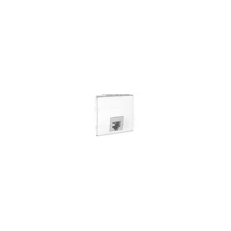 Toma Telefono RJ12 6 Vias U3.497.18 Blanco Serie Unica Schneider