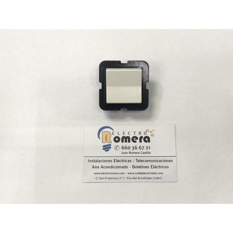 CONMUTADOR BLANCO SERIE IMPACT 617 PLATIMETAL