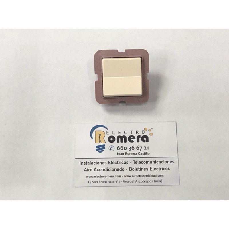 CONMUTADOR MARFIL SERIE IMPACT 617