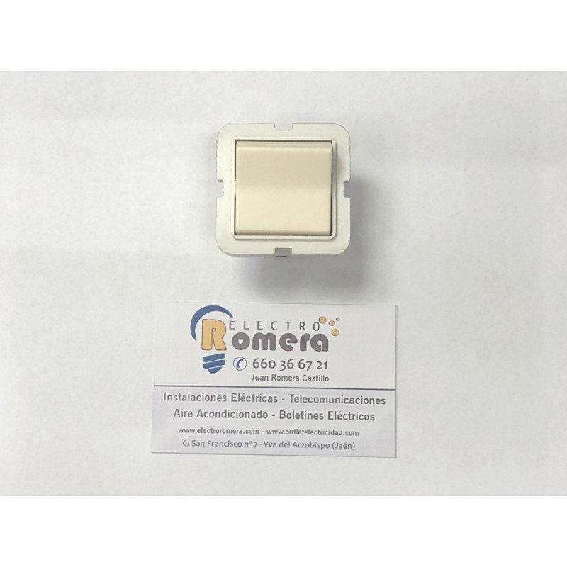 INTERRUPTOR MARFIL PLASTIMETAL SERIE IMPACT 626 NC