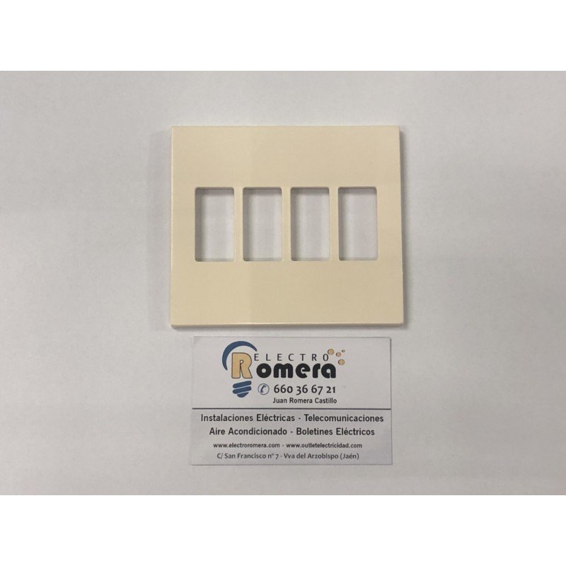 MARCO 4 ELEMENTOS MARFIL PLASTIMETAL 1 MARCO 4 ELEMENTOS MARFIL PLASTIMETAL