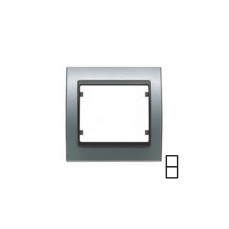 Marco 2 Elementos Vertical Aluminio Fusión Cosso Bjc Mega 22102-afc