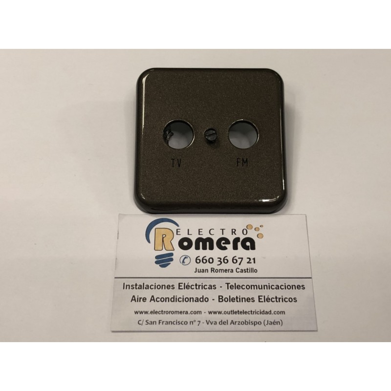 TAPA PARA TOMA TV-FM BOKARA BJC IBIZA 10130-BK