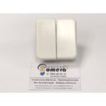 DOBLE INTERRUPTOR BLANCO BJC IBIZA 10009 CON SU TECLA