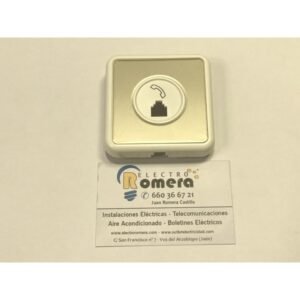 TAPA PARA TOMA DE TELEFONO 4 VIAS SL CON BLANCO BJC IBIZA 10081-SLW