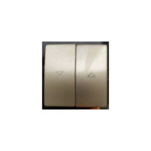 JUEGO DE 2 TECLAS DE PERSIANA TITANIO 70907.22