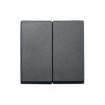 TECLA DOBLE ANTRACITA BERKER MODUL MB 143566