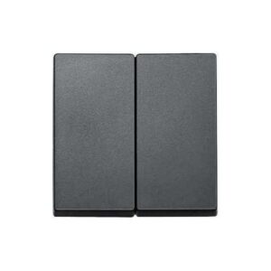 TECLA DOBLE ANTRACITA BERKER MODUL MB 143566