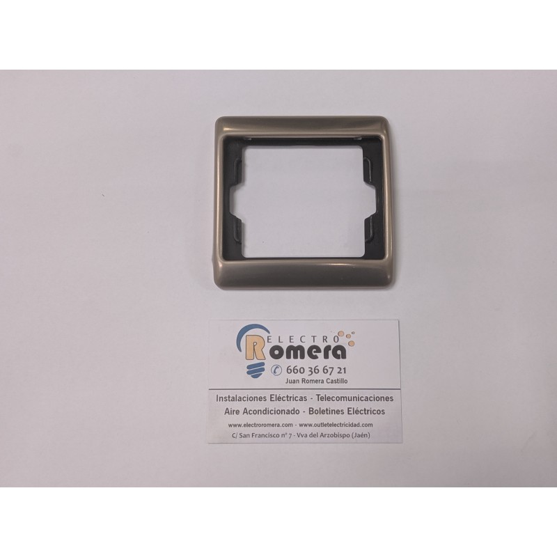 MARCO DE 1 ELEMENTO BRONCE CLARO METAL BERKER ARSYS 13140001