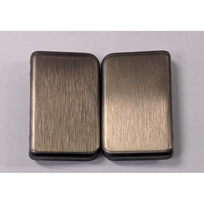 TECLA DOBLE BRONCE BERKER MODUL MB 143401