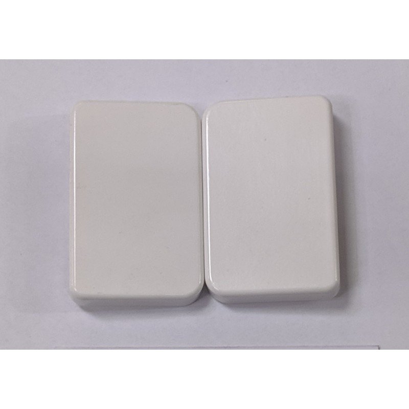 TECLA DOBLE BLANCA BERKER MODUL MB 143509