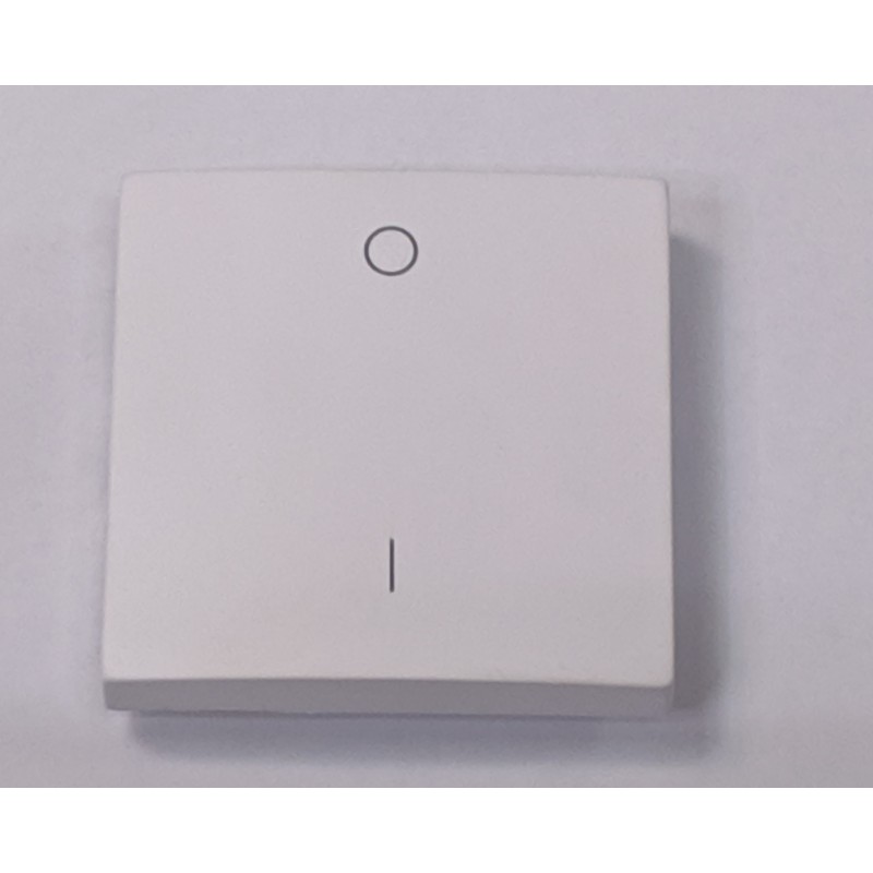 TECLA 47*47 GRABADO BIPOLAR BLANCO SM 100