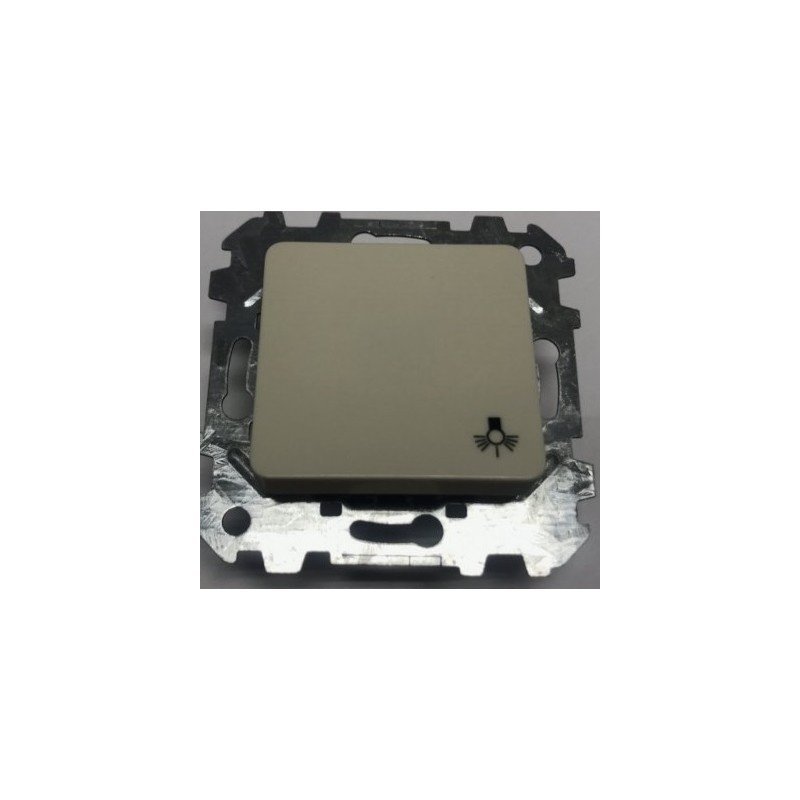 PULSADOR SIMBOLO LUZ BLANCO ALPINO 5104.2 BA NIESSEN LISSA
