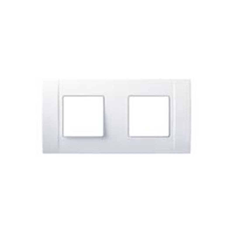 MARCO 2 ELEMENTOS HORIZONTAL NIESSEN RESTYLO BLANCO MARFIL 2772.1 BM
