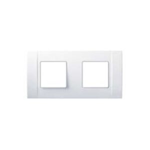 MARCO 2 ELEMENTOS HORIZONTAL   NIESSEN RESTYLO BLANCO ALPINO 2772.1 BA