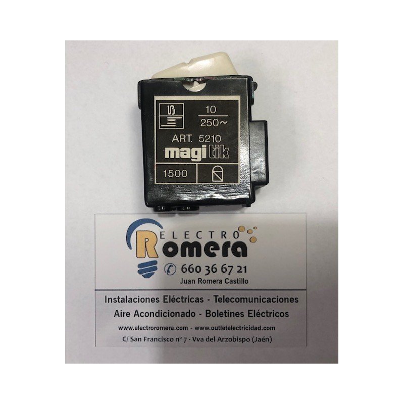 INTERRUPTOR AUTOMÁTICO MAGNETOTÉRMICO 10A 250V   5210